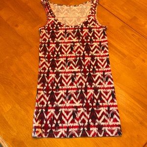 Red White and Blue Time And Tru Tank Top